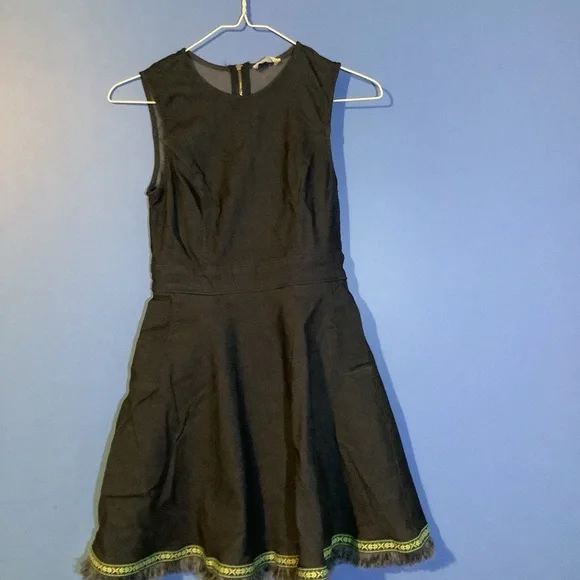 crochet cut out dress Petit Fours Hand-Crochet Mini Dress